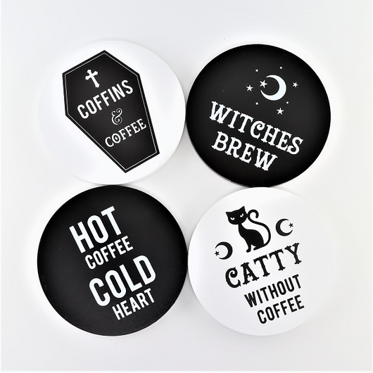 Lasinaluset 'Witchy' (setti 4 kpl)