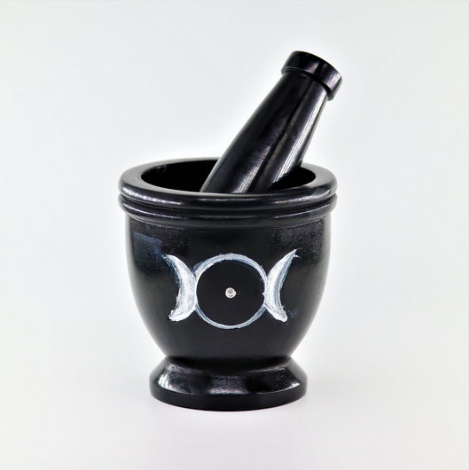 Mortteli kivinen 'Triple Moon' 9cm