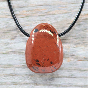 Riipus Mahonkiobsidiaani 'Drilled' 22*30mm 1-laatu