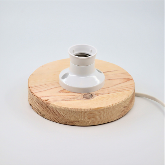 Lampunpidike E27 ⌀14,5cm puunvärinen