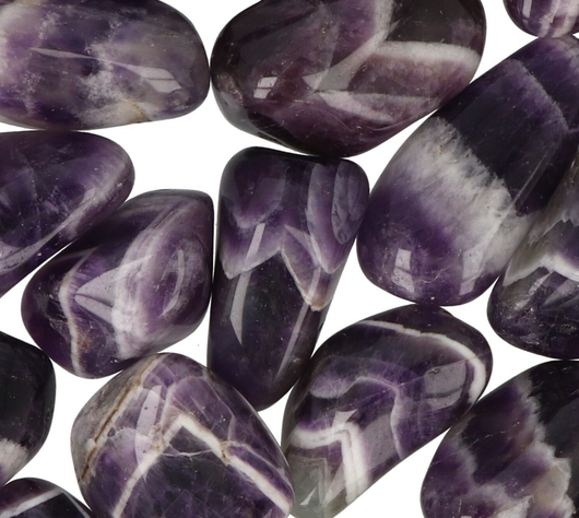 Ametisti 'Chevron' 35-45mm