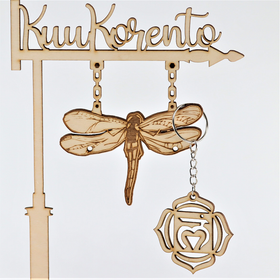 Chakrariipus 'Muladhara - Juurichakra' koivuvaneri 50mm