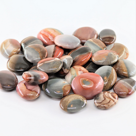 Jaspis Polychrome 'Amulettikivi' 25-35mm