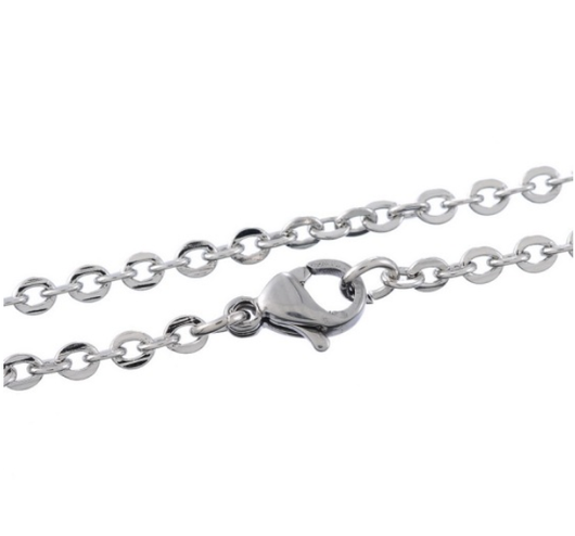 Kaulaketju ruostumaton teräs '3*2,5mm' 70cm