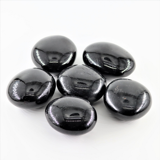 Musta Turmaliini Kämmenkivi 40-45mm