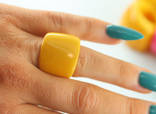 Sormus 'Tagua-pähkinä' ⌀17mm