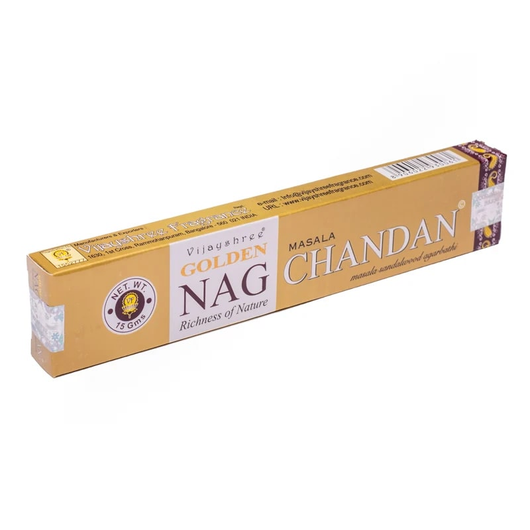 Golden Nag 'Chandan Sandalwood Agarbathi' suitsuke (Vijayshree) 15g