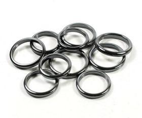 Sormus Hematiitti 'Thin' 3mm