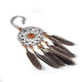 Unisieppari 'Little Grey Feather & Golden Pearls' Ø8cm/20cm