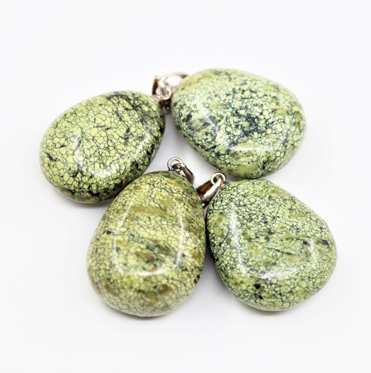 Käärmeennahka Jaspis Hopeariipuksella