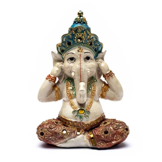 Patsas Ganesh 'Hear No Evil' 21cm