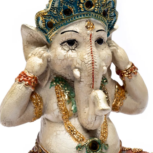 Patsas Ganesh 'Hear No Evil' 21cm