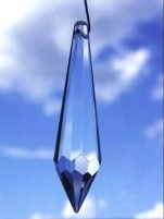 Feng shui kristalli prisma 'Big Icicle' 76*10mm