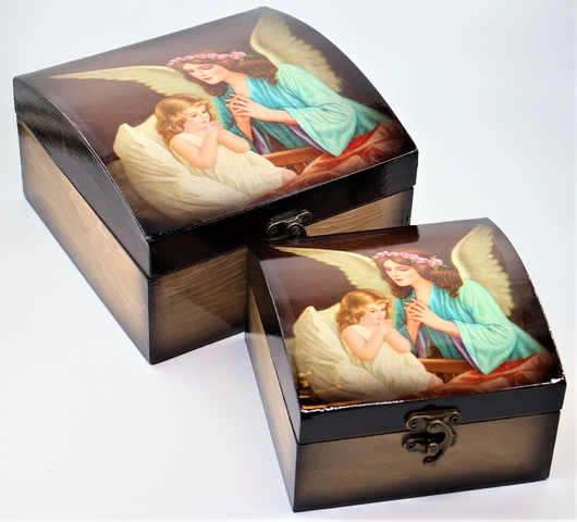 Korurasia 'Suojelusenkeli ja lapsi' 18,5*13*6cm