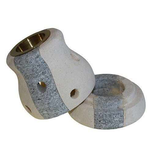 Tuoksulyhty hiekkakiveä 'Combo' 11cm