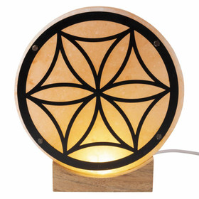 Suolavalaisin 'Himalaya Salt Kukka' LED/USB 13,5cm