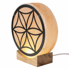 Suolavalaisin 'Himalaya Salt Kukka' LED/USB 13,5cm