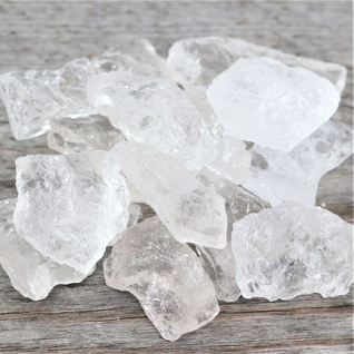 Vuorikristalli 'Ice' raakapala 35-45mm
