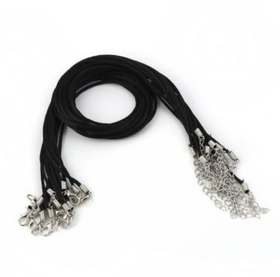Kaulanauha Polyesteripunos Musta 46cm
