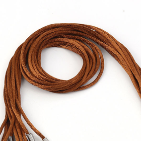 Kaulanauha Polyesteripunos Khakiruskea 46cm