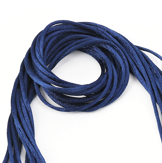 Kaulanauha Polyesteripunos Tummansininen 46cm