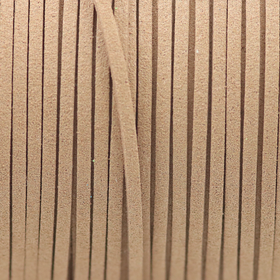 Mokkanauha Vaaleanruskea 3mm / 1 metri