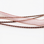 Kaulanauha 'Organza' Kahvinruskea 49cm