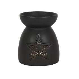 Tuoksulyhty keraaminen 'Pentagram' 10cm