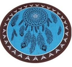 Seinävaate/ alttariliina 'Round' 152cm (2 mallia)