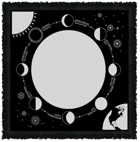 Seinävaate / Alttariliina 'Moon Phase' 60*60cm