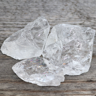 Vuorikristalli 'Ice' raakapala 50-60mm 1-laatu
