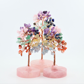 Kivipuu 'Chakrakivipuu' ruusukvartsijalustalla 12cm