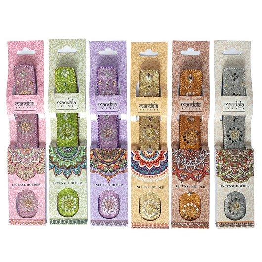 Suitsukealusta 'Glitter Mandala' 25cm