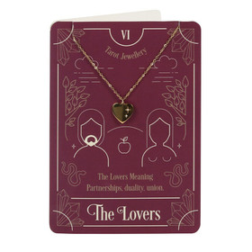 Taitekortti & Kaulakoru 'Tarot Jewellery - The Lovers'