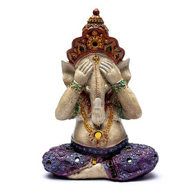 Patsas Ganesh 'See No Evil' 21cm