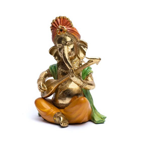 Patsas 'Ganesh with Sitar' 27cm