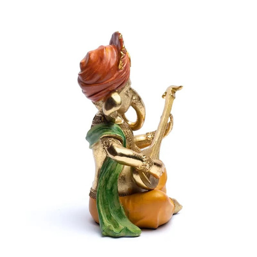 Patsas 'Ganesh with Sitar' 27cm