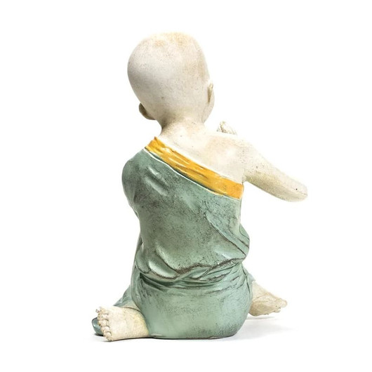 Patsas 'Jooga Munkki' vaaleanvihreä 14cm