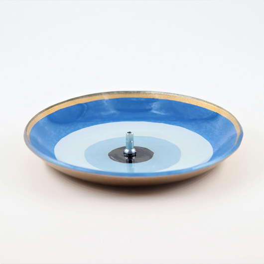 Suitsukealusta 'Evil Eye' sininen lasi 11*11cm