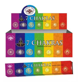 7 Chakras Premium Masala suitsuke (Green Tree)
