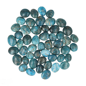 Apatiitti sininen 'Taskukivi' hiottu 30-35mm