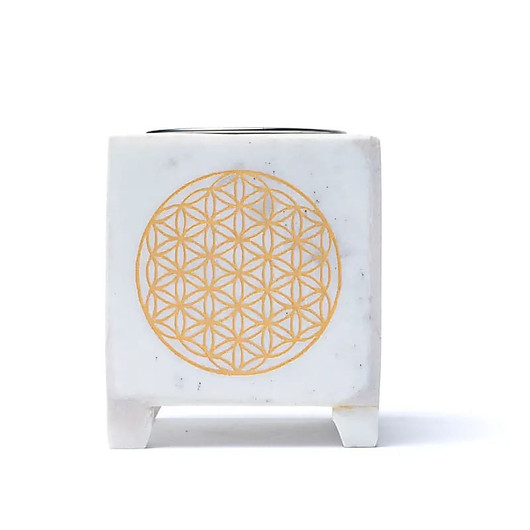 Suitsukepoltin marmori 'Flower of Life'