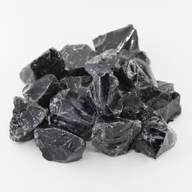 Obsidiaani Musta Raakapala 25-35mm