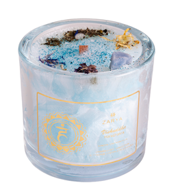 Zarya Chakrakynttilä 'Vishuddha - Kurkkuchakra' Piparminttu & Manteli 450g