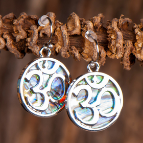 Korvakorut 'Ohm Paua Simpukka' 20mm