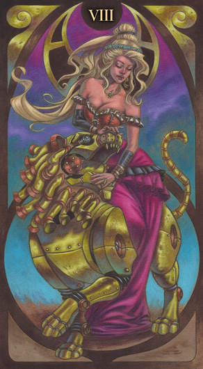 Steampunk Art Nouveau Tarot by Luca Strati