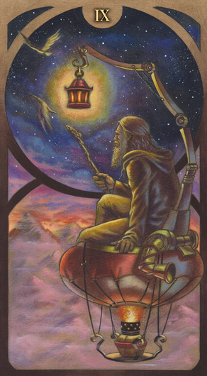 Steampunk Art Nouveau Tarot by Luca Strati