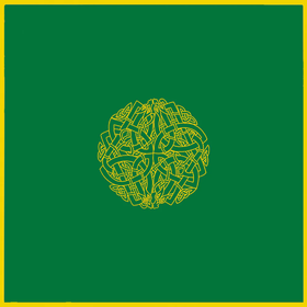 Samettinen Alttariliina / Tarotliina 'Celtic Labyrinth' 80*80cm