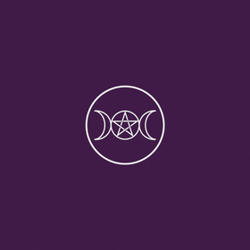 Samettinen Alttariliina / Tarotliina 'Pagan Circle' 80*80cm