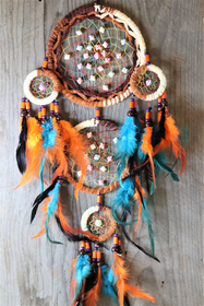 Unisieppari 5-osainen 'Velvet Dream Brown-Orange' Ø15/50cm